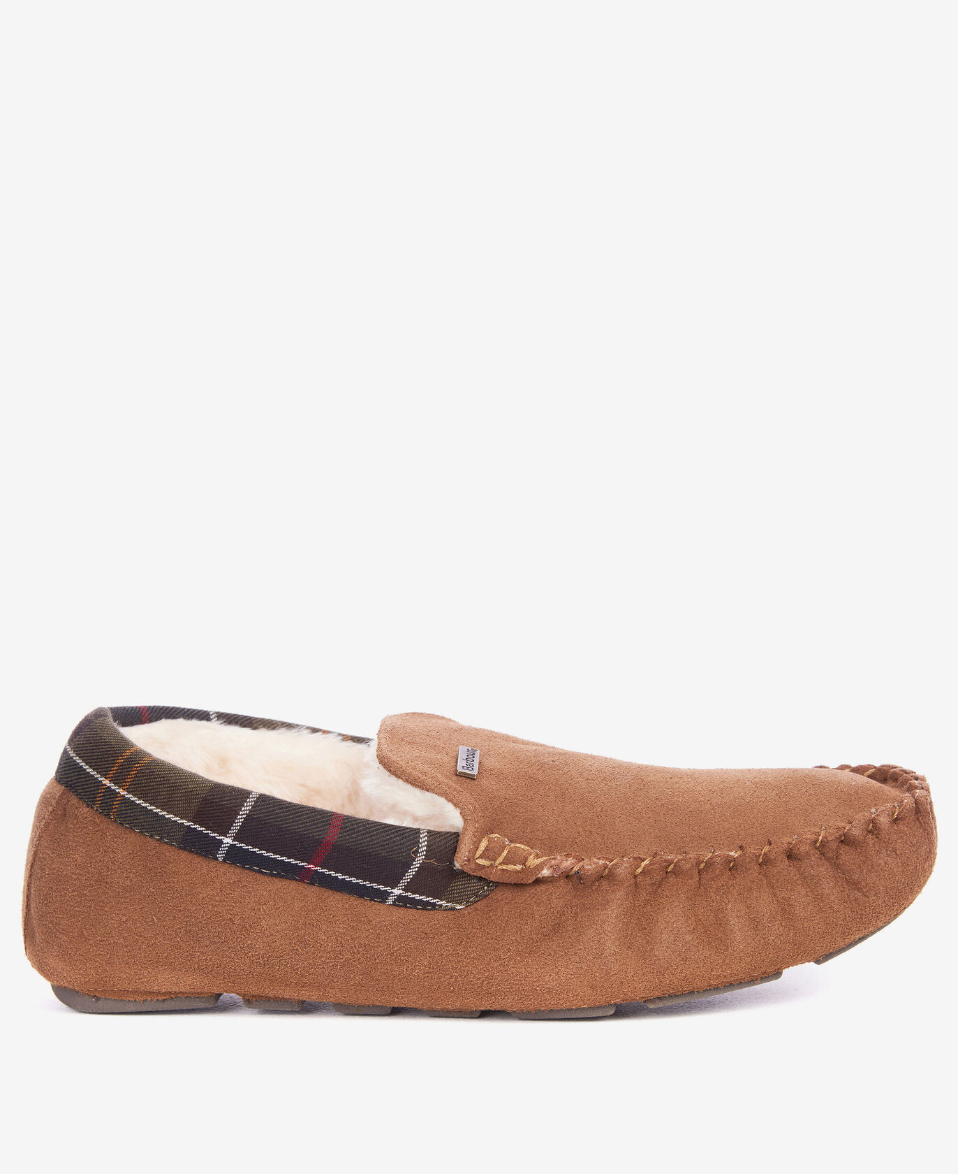 barbour camel slippers