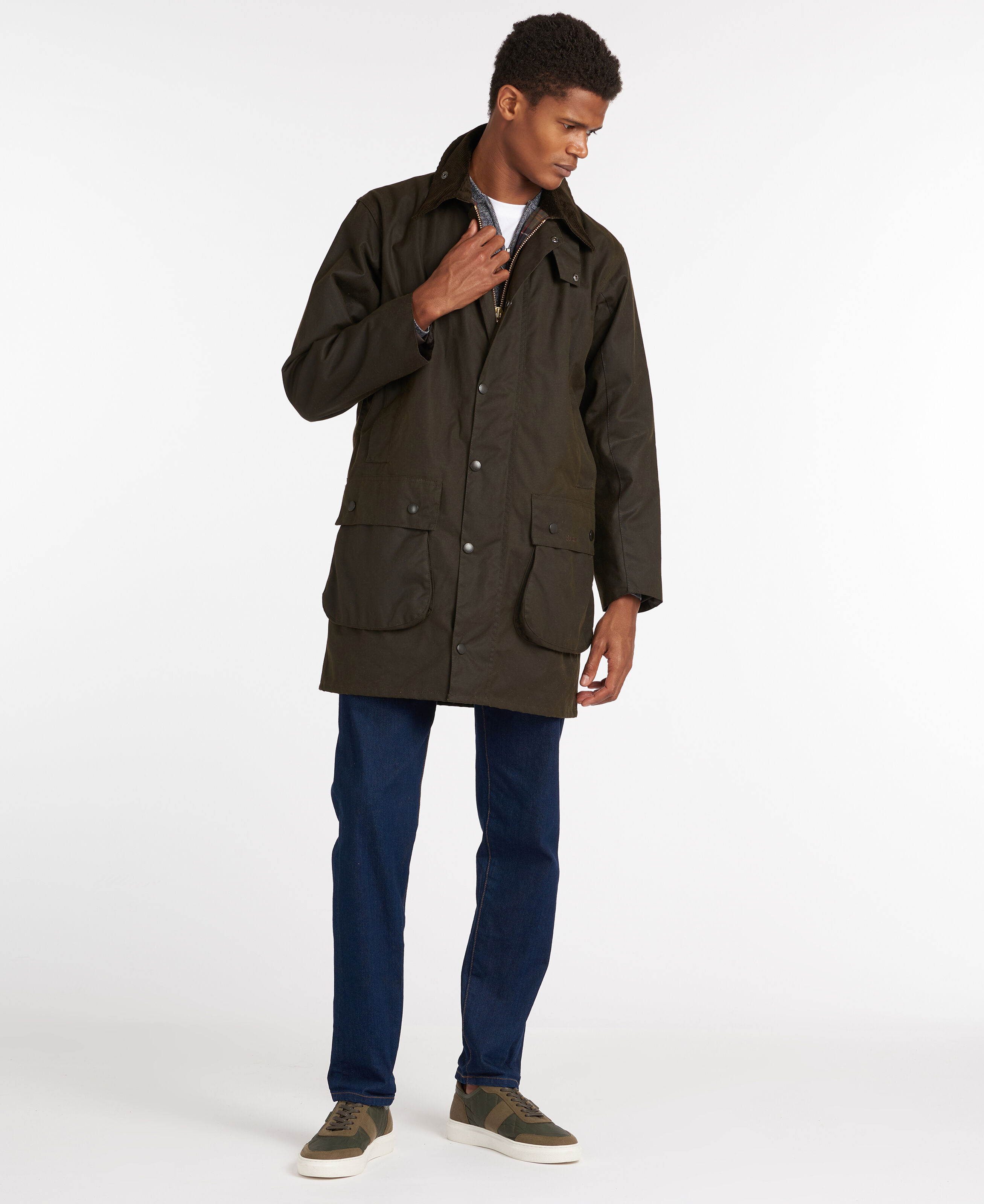 barbour classic northumbria waxed jacket