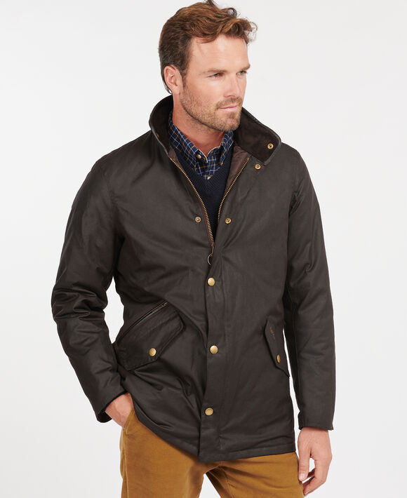 Barbour Prestbury Wax Jacket – Rustic