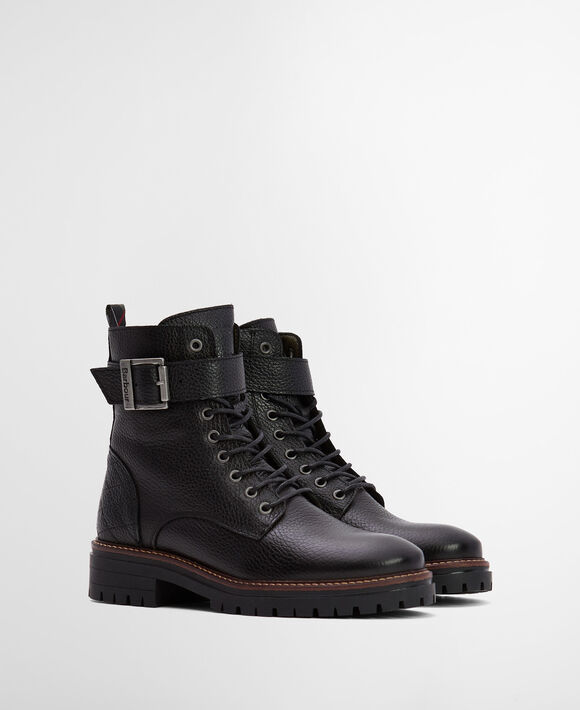 Barbour Heidi Lace Up Boot: Black