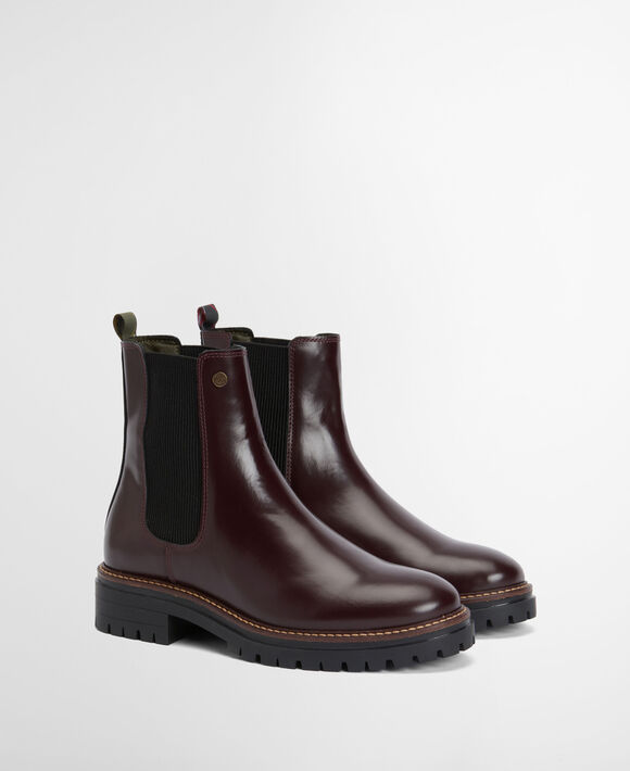 Barbour Maria Boot: Cherry Glace