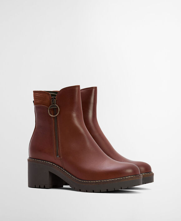 Barbour Dahlia Boot: Chestnut