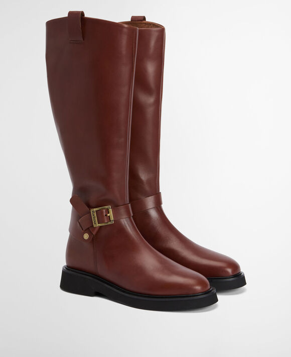 Barbour Theodora Tall Boot: Conker