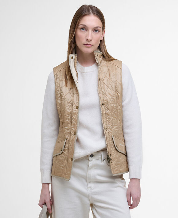 Barbour Cavalry Gilet: Light Fawn