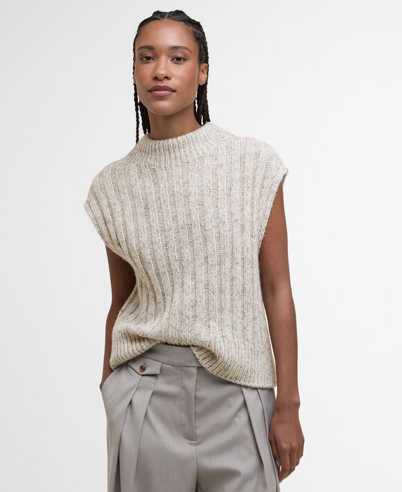 Barbour Anastasia Knit: Oat