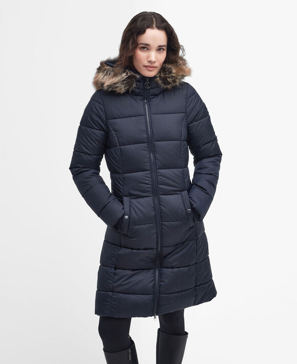 Barbour Rosoman Quilt: Dark Navy