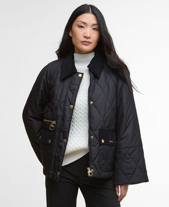 Barbour Martha Quilt: Black