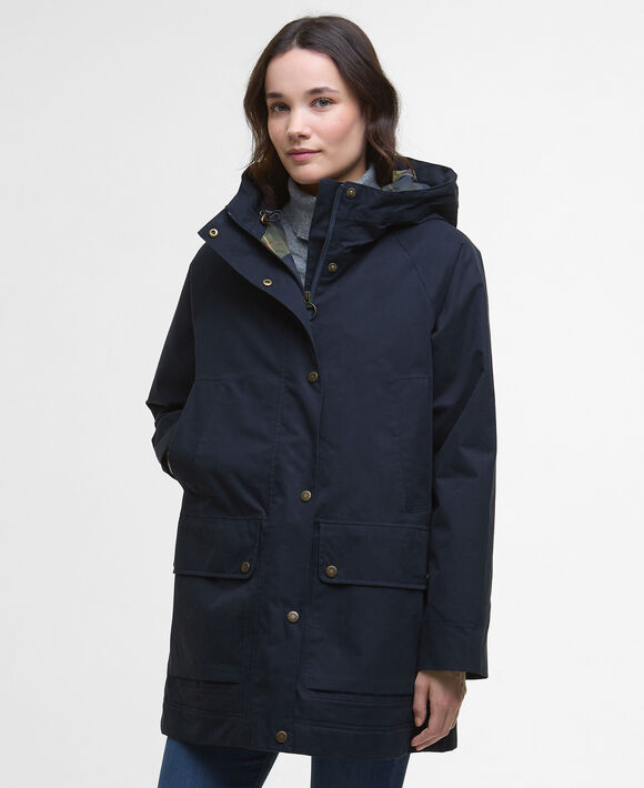 Barbour Winter Beadnell: Deep Navy