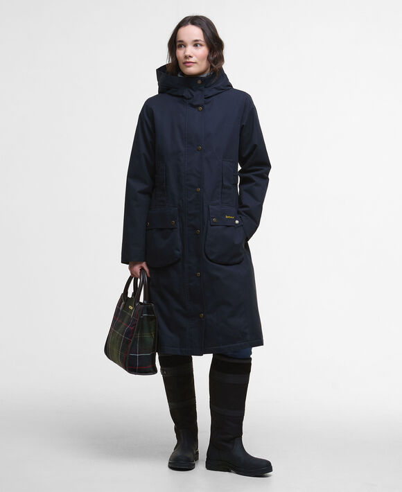 Barbour Bamburgh Waterproof Jacket: Navy