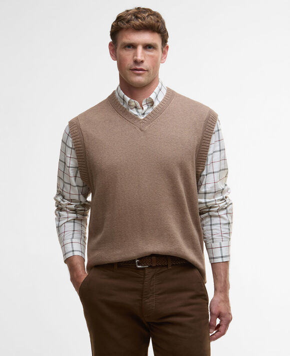 Barbour Kelson Vest: Stone