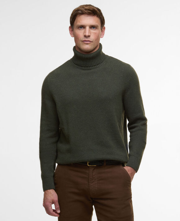 Barbour Kelp Roll Neck: Olive