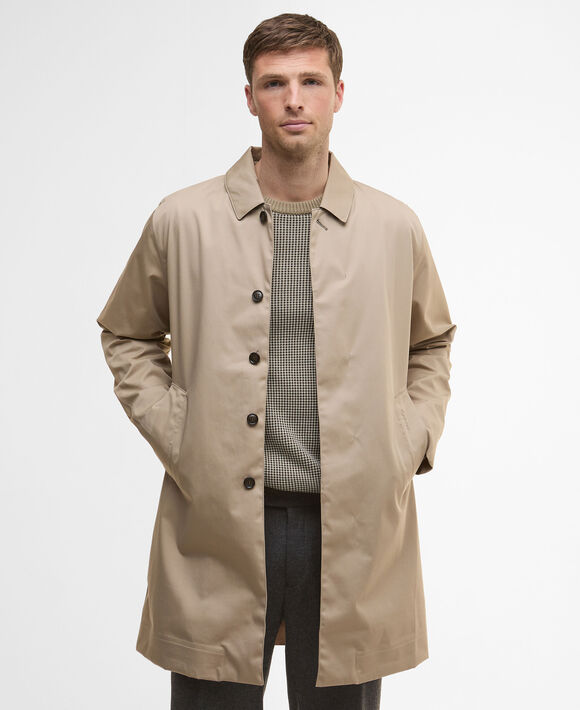 Barbour Lorden Waterproof Mac: Washed Stone