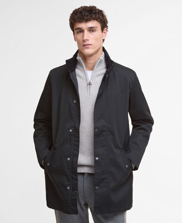 Barbour Chelsea Waterproof Jacket: Black