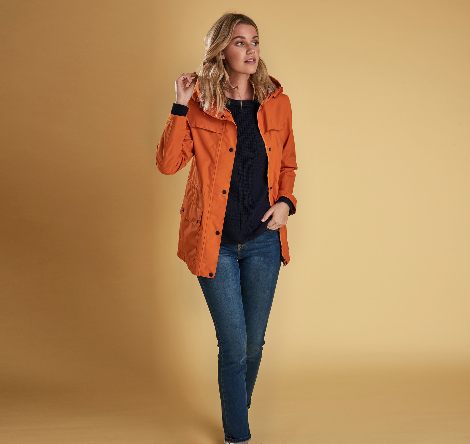 Barbour jeans womens store Orange