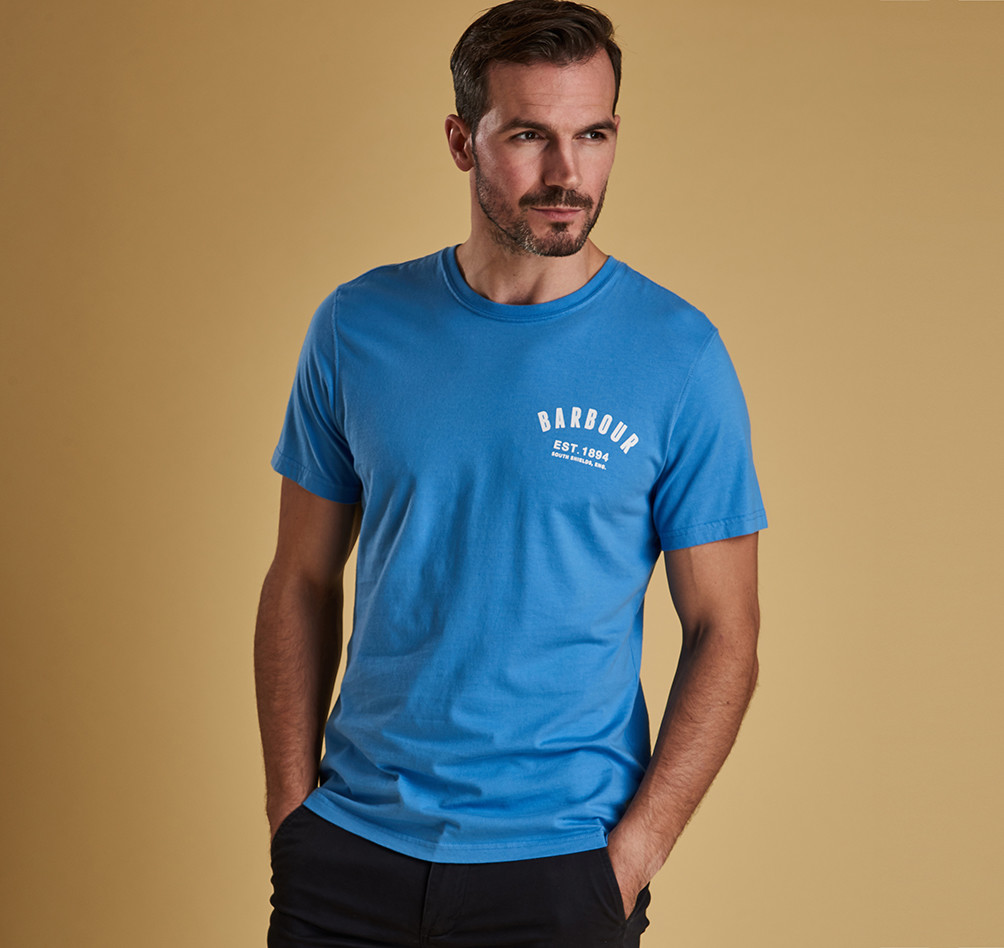 Barbour Crew Neck T-Shirts for Him