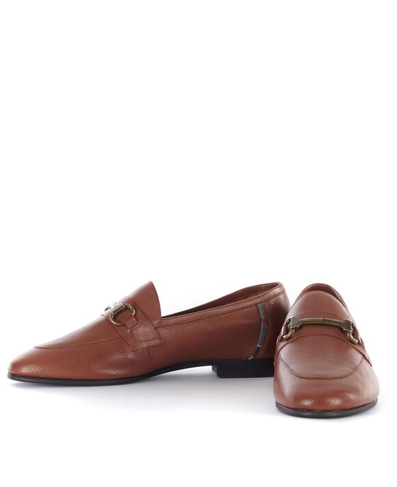 Barbour Sofia Loafers: Tan