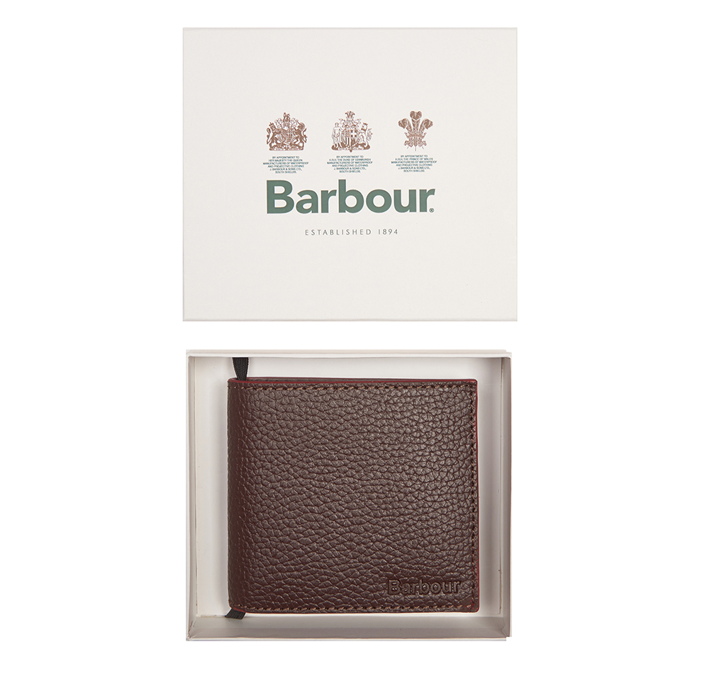 Barbour Artisan Billfold Wallet in Gift Box