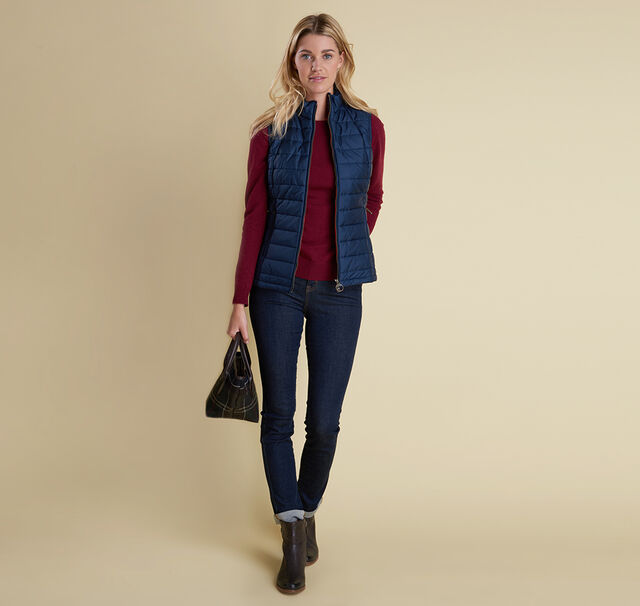 Barbour Dovecote Quilted Gilet-  Navy Get the Look