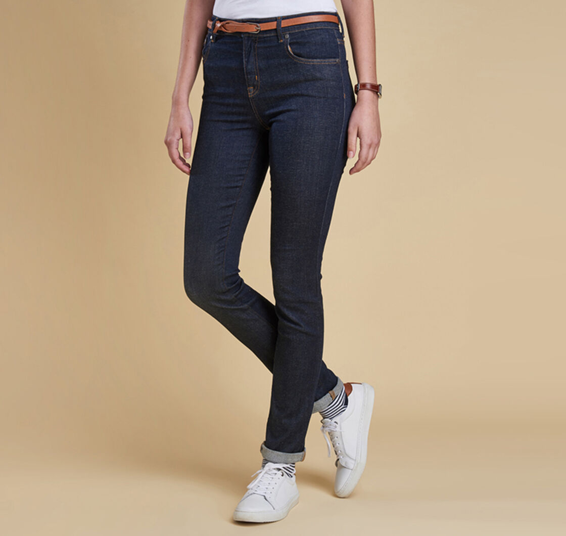 Barbour essential sales slim jeans