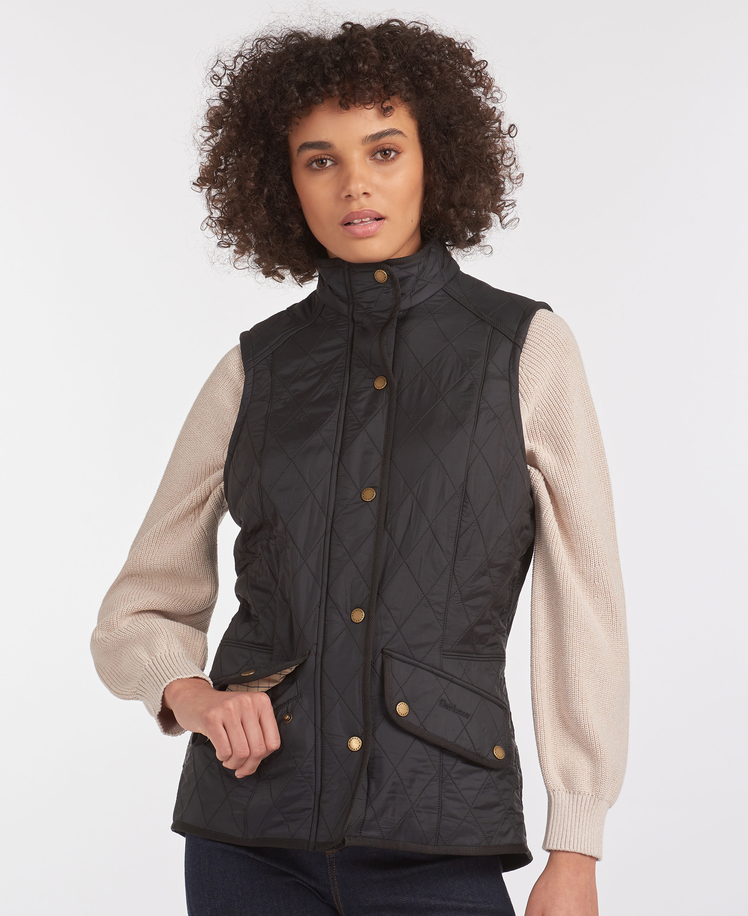 Barbour deals black gilet