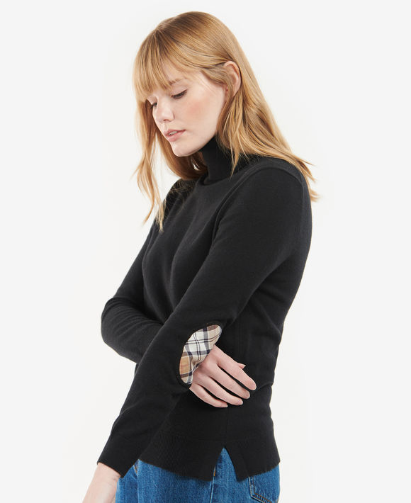 Barbour Pendle Roll Collar: Black