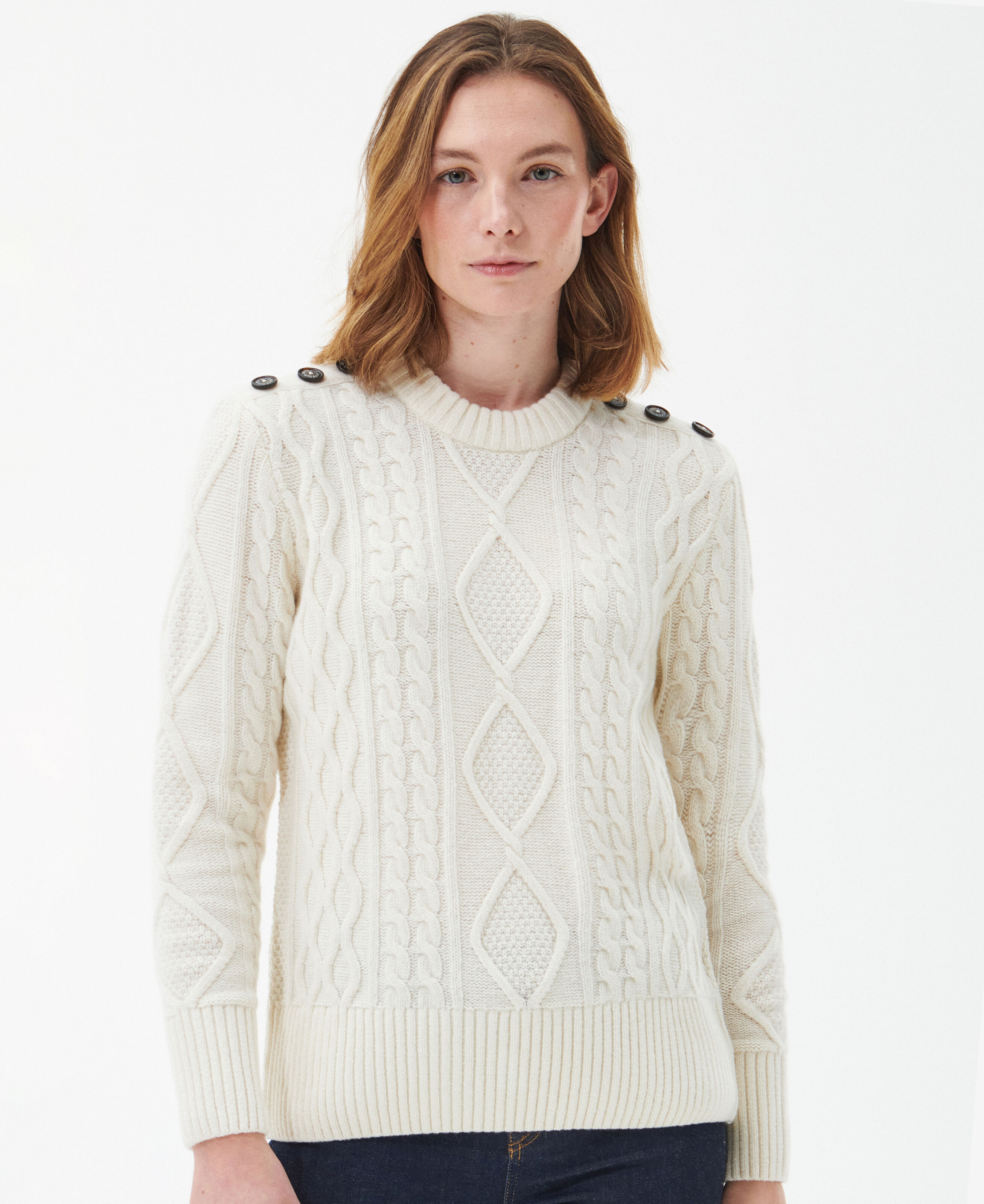 Barbour cream hot sale jumper