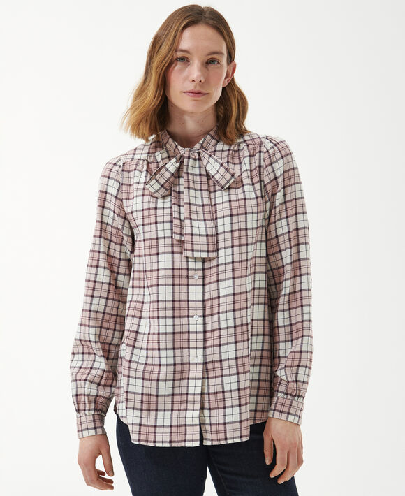 Barbour Herring Shirt: Cloud