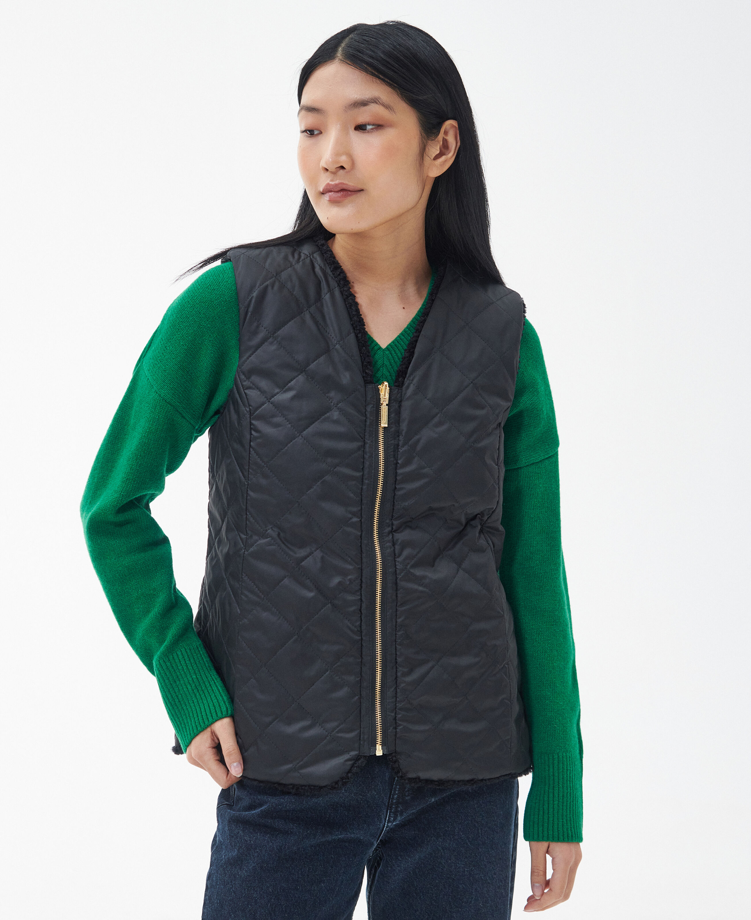 Barbour triple hot sale quilted jacket