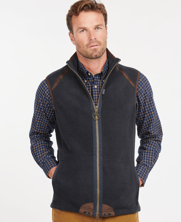 Barbour Langdale Fleece Gilet: Navy