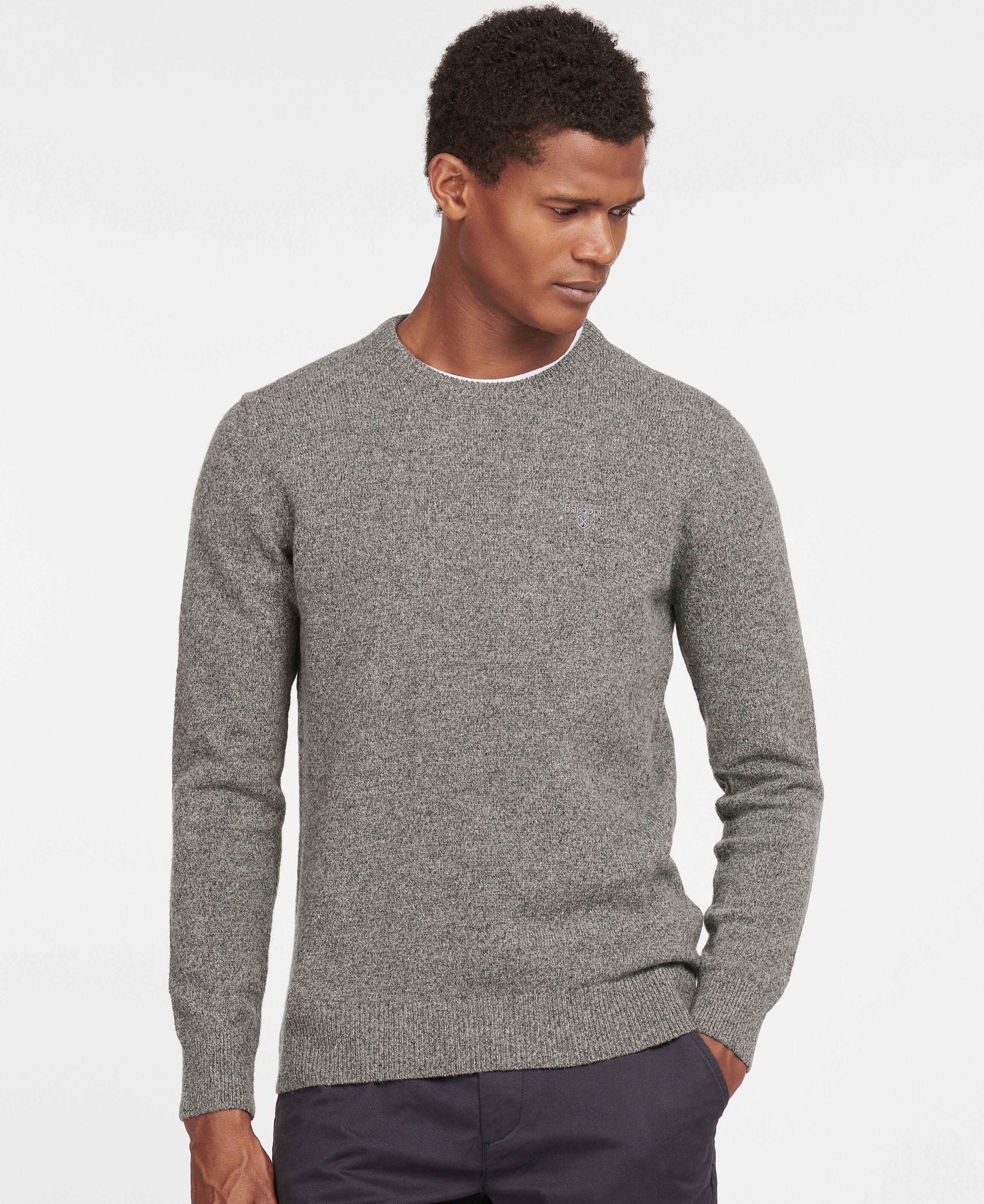 Barbour crew clearance neck sweater