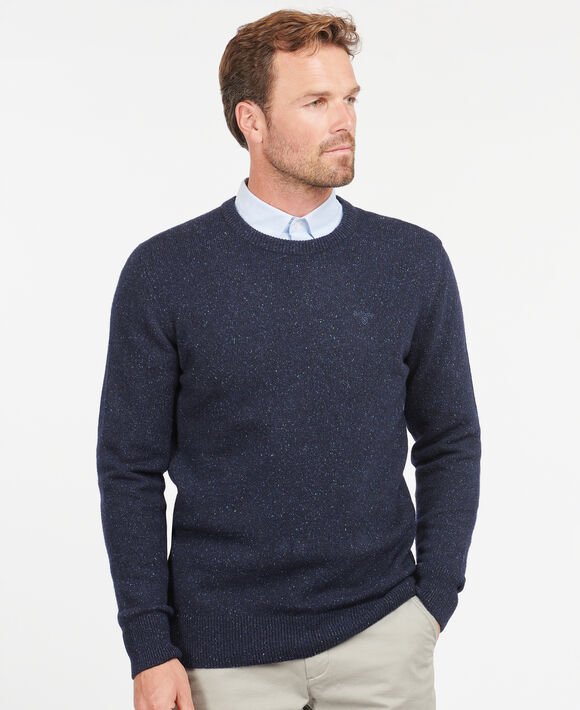 Barbour Tisbury Crew Neck Sweater: Navy