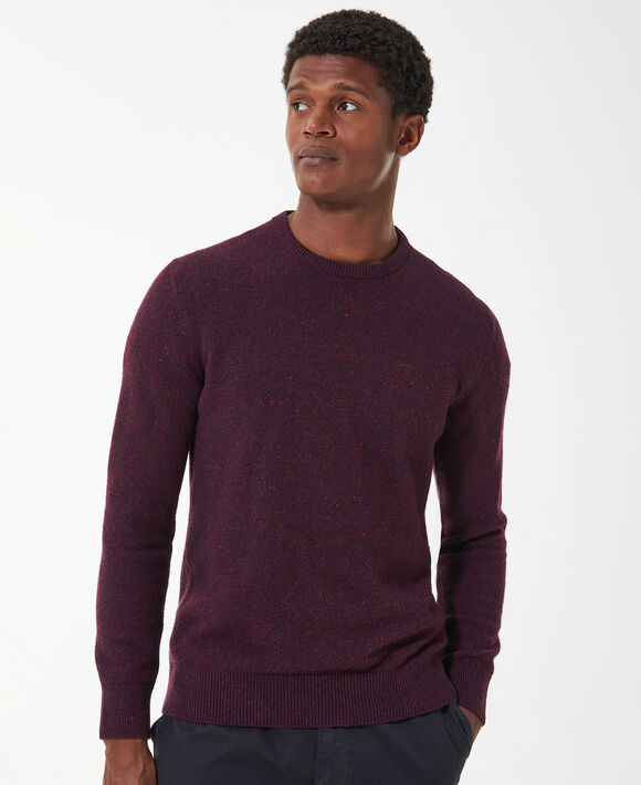 Barbour Tisbury Crew Neck Sweater: Fig