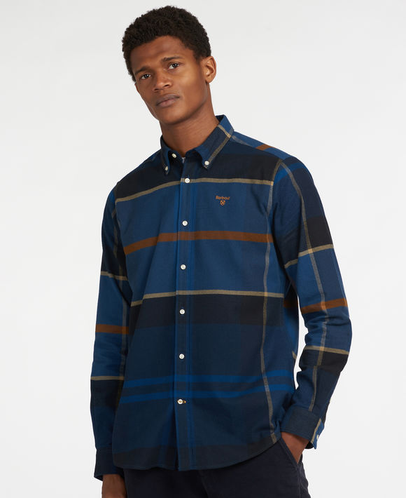 Barbour Iceloch Tailored Shirt: Midnight