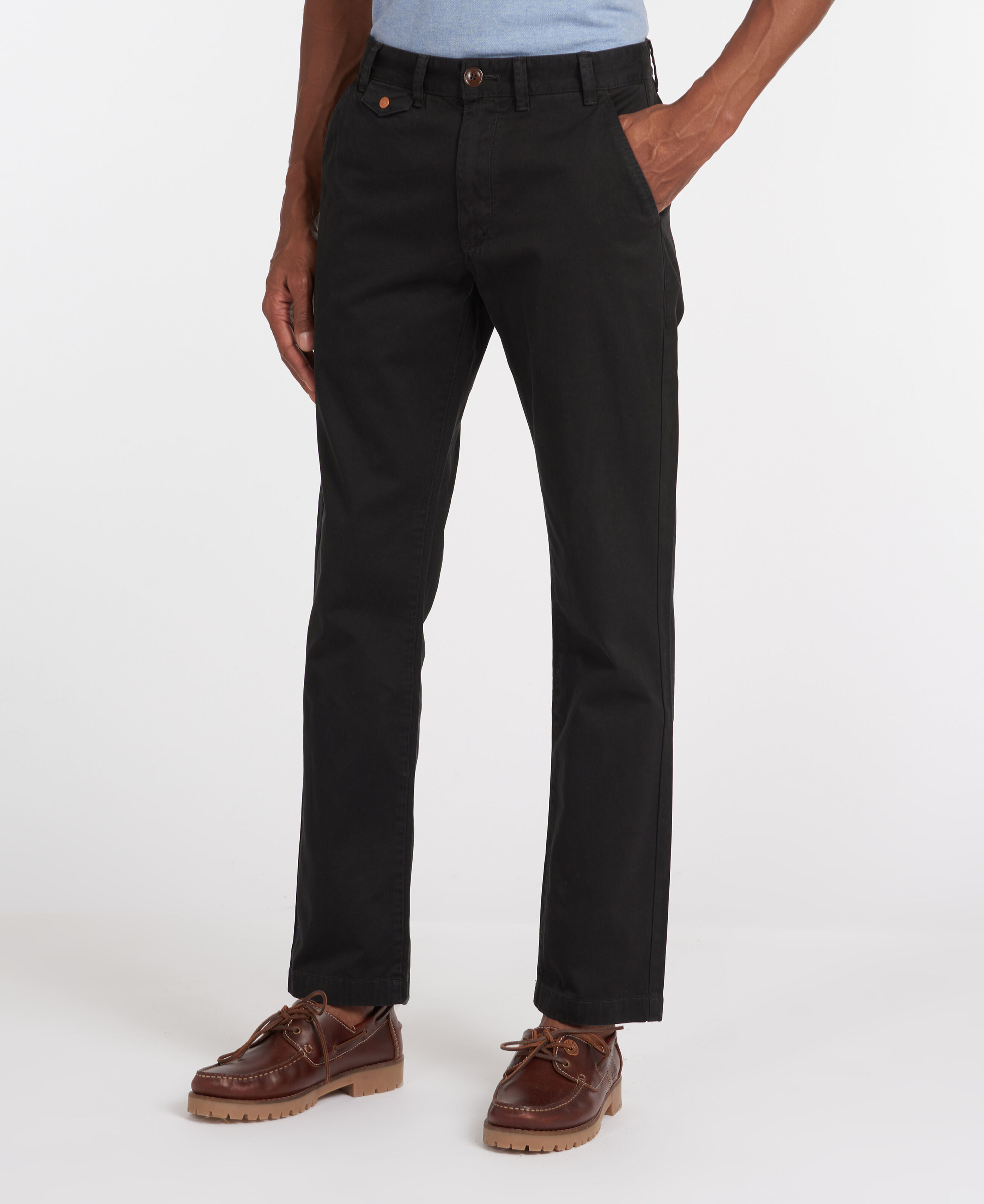 Barbour Neuston Twill Chinos: Navy
