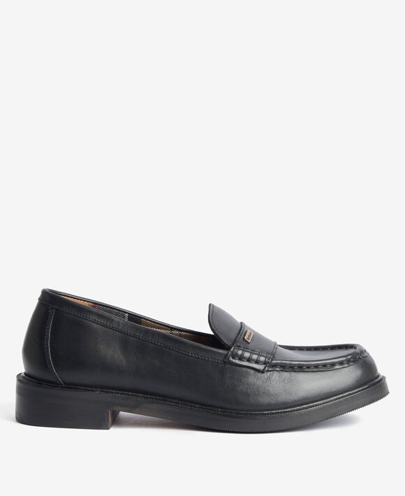 Barbour Francis Penny Loafers: Black