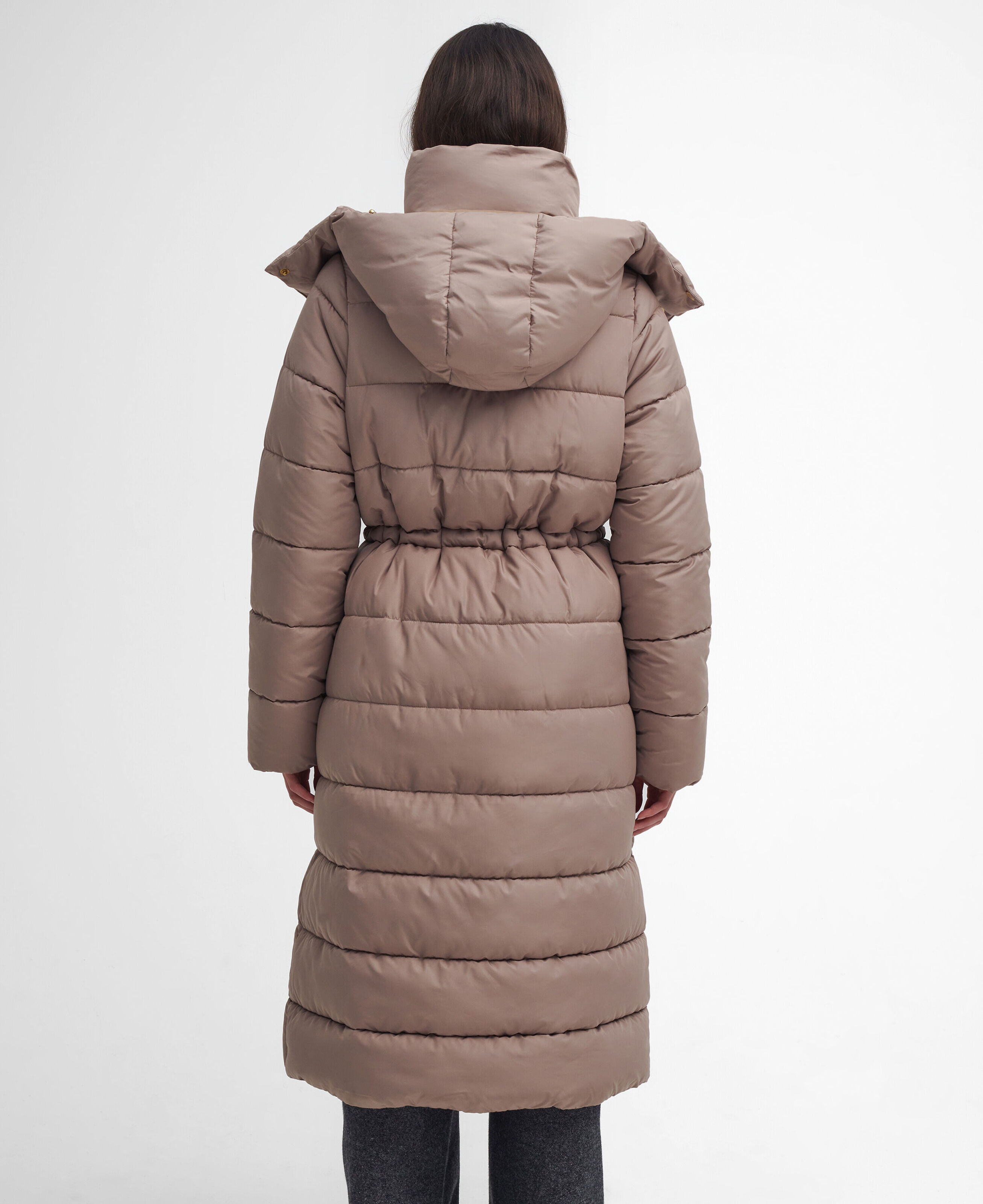 Barbour Mannue Puffer Jacket: Honey