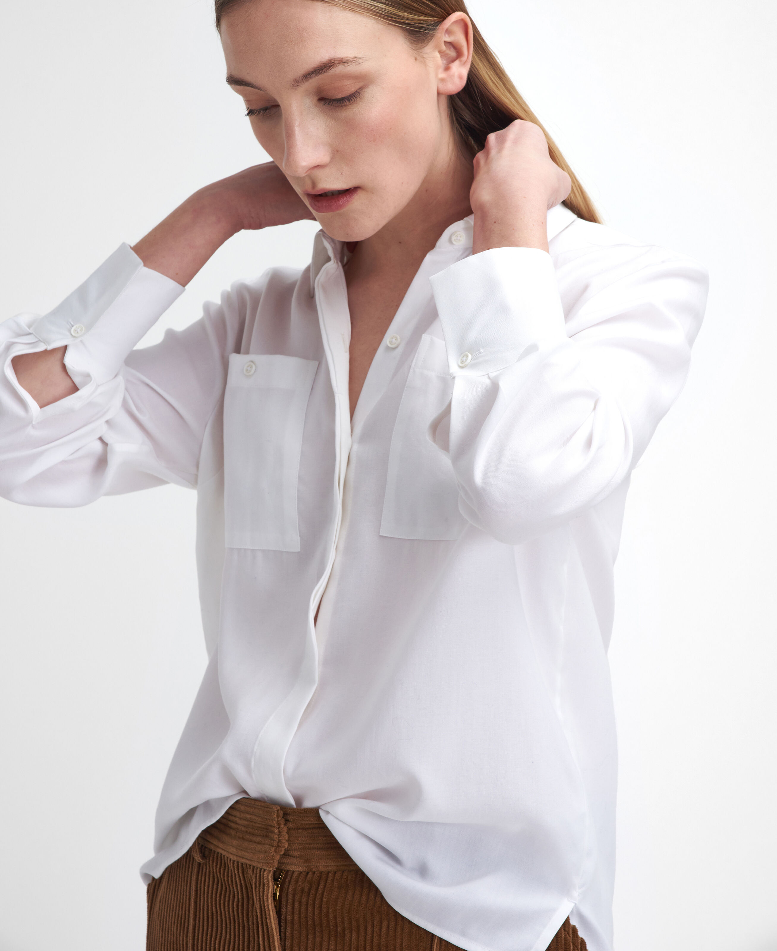 Barbour Deanna Shirt White