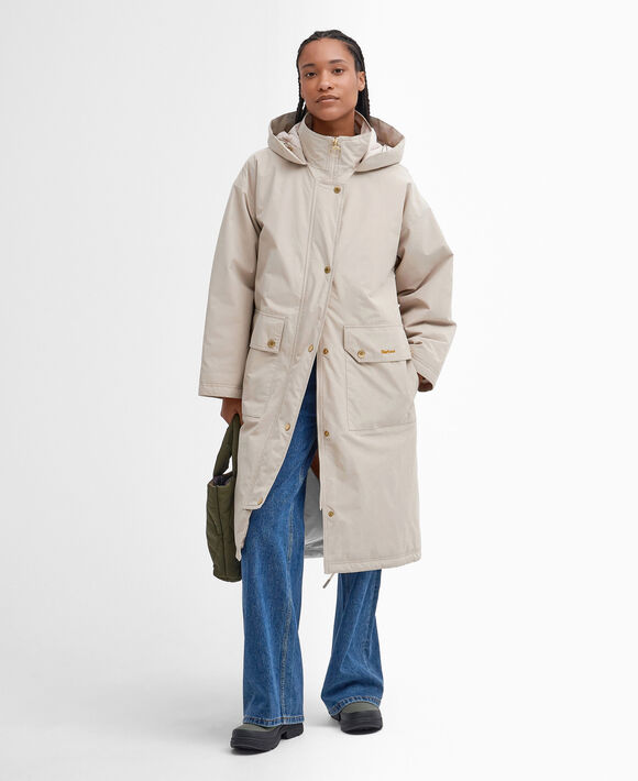 Barbour Marnie Waterproof Jacket: Light Sand