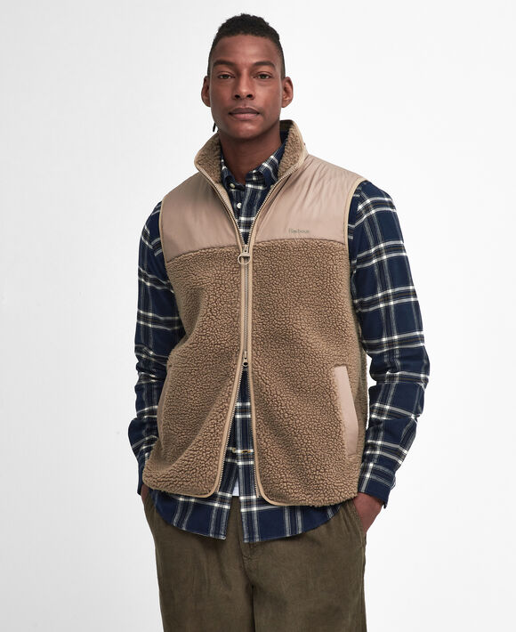 Barbour Newlan Fleece: Timberwolf