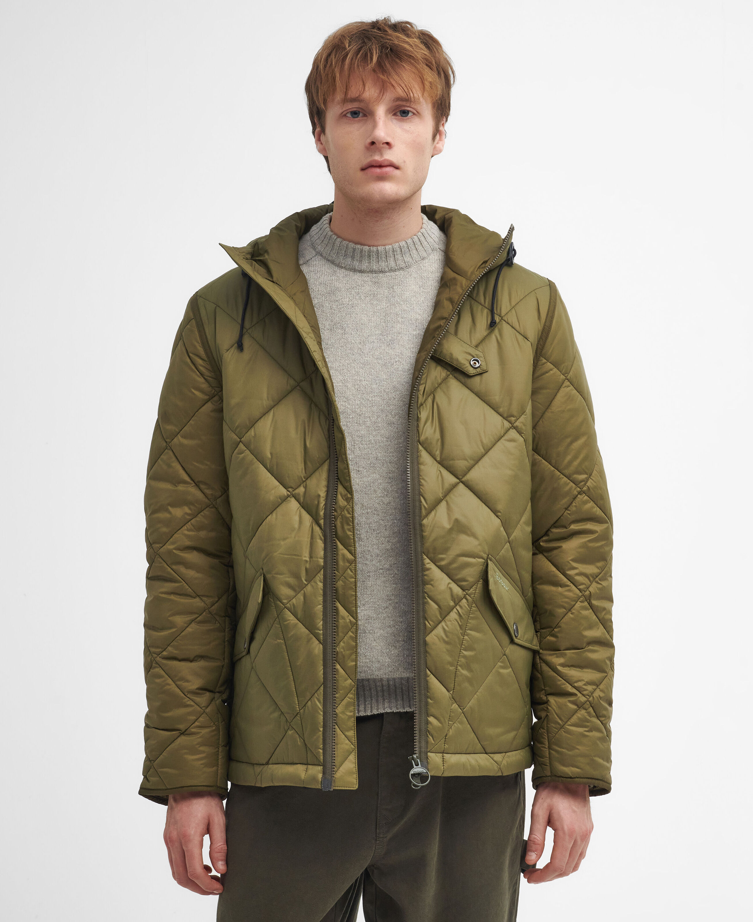Barbour Re - Engineered Endurance Quilted Jacket: Light Sage