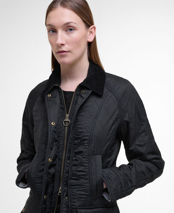 Barbour Beadnell Polarquilt Jacket: Black