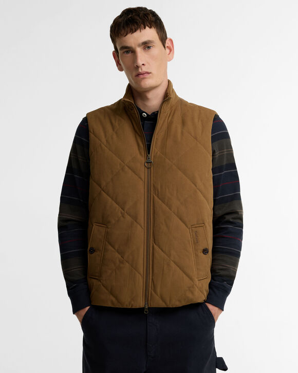 Barbour Corden Gilet: Sandstone