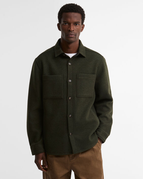 Barbour Marltown Overshirt: Sage