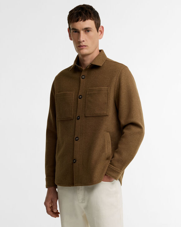 Barbour Marltown Overshirt: Sandstone