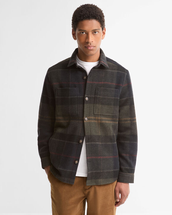 Barbour Woodlane Overshirt: Shadow