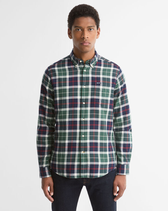 Barbour Fortrose Shirt: Evergreen Tartan
