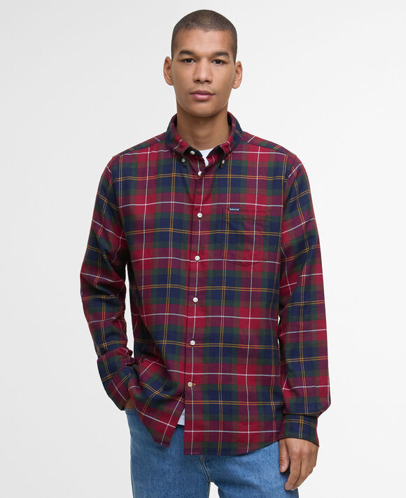 Barbour Fortrose Shirt: Winterberry Tartan