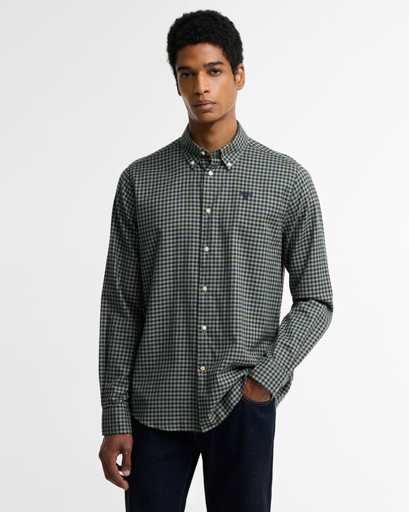 Barbour Finkle Tailored Fit Shirt: Agave Green