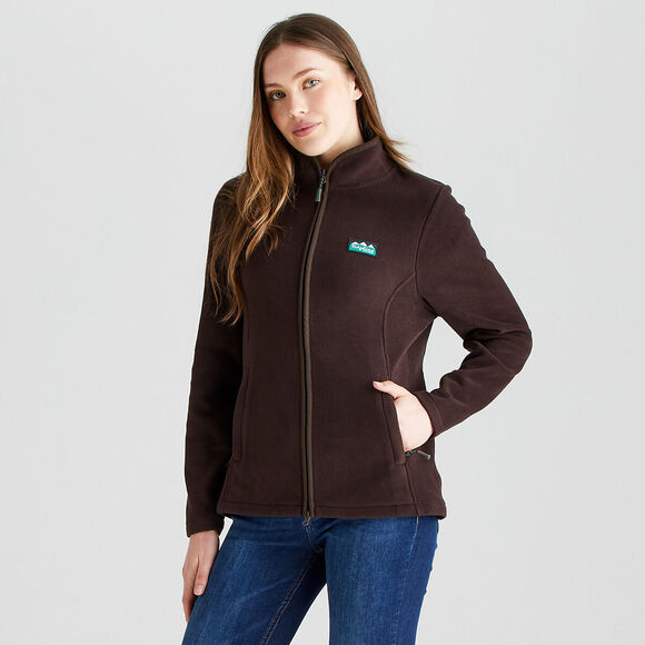 Ridgeline Brenna Fleece Jacket: Deep Bark