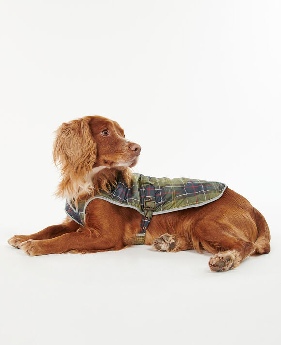 Barbour Waterproof Tartan Dog Coat: Classic